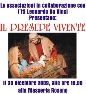 Locandina presepe vivente 2009