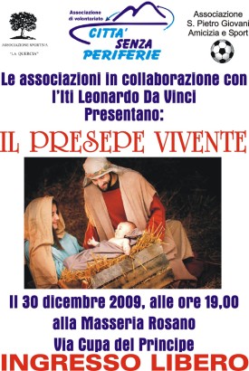 Locandina presepe vivente 2009